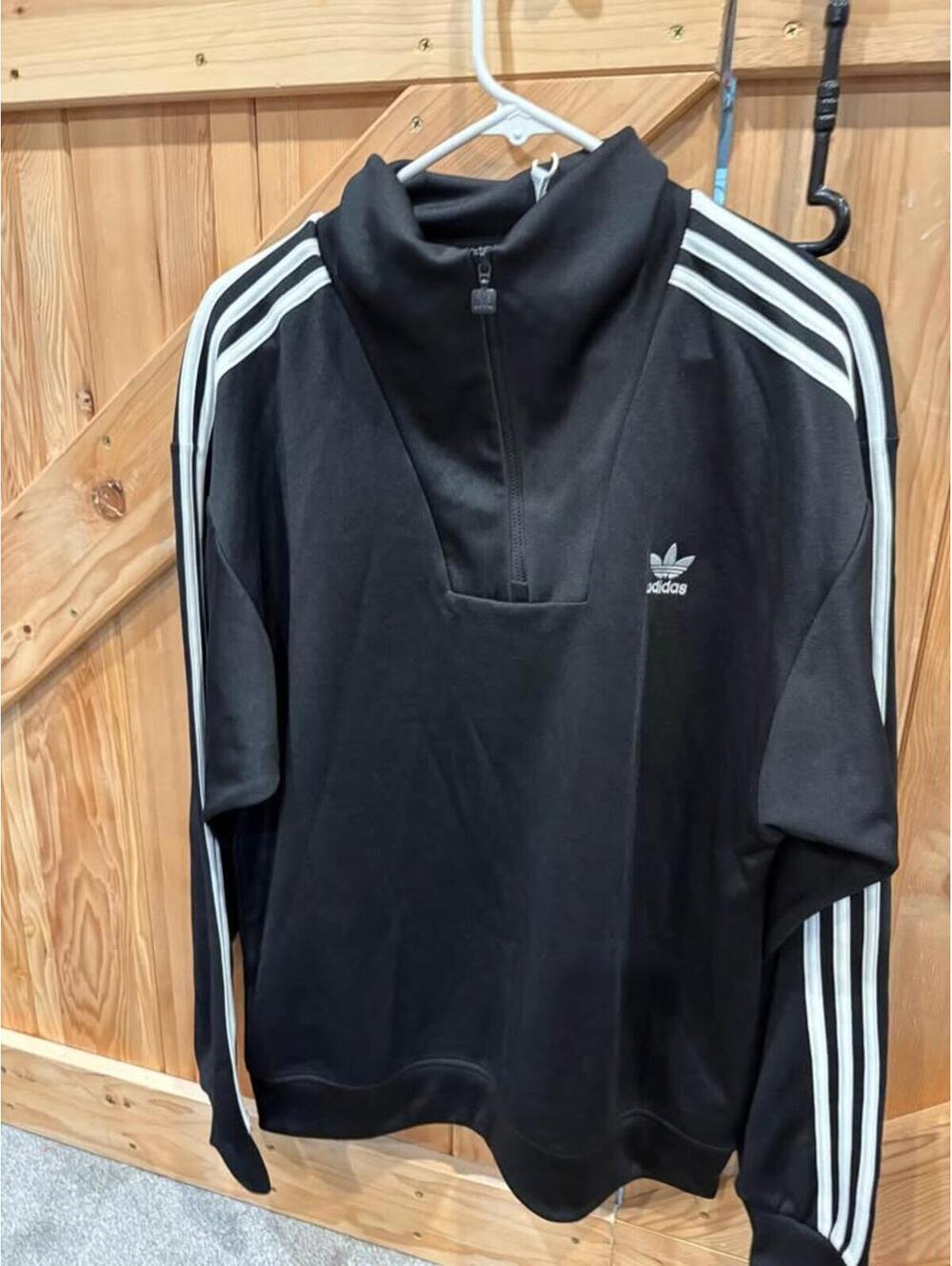 Adidas half zip pullover ladies size medium
